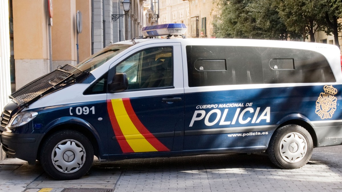 Mașină de poliție din Spania