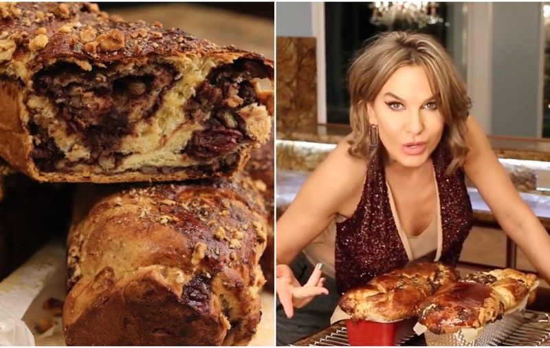 Rețeta de cozonaci cu nuci și vișine recomandată de Anna Lesko. Aveți nevoie de doar câteva ingrediente