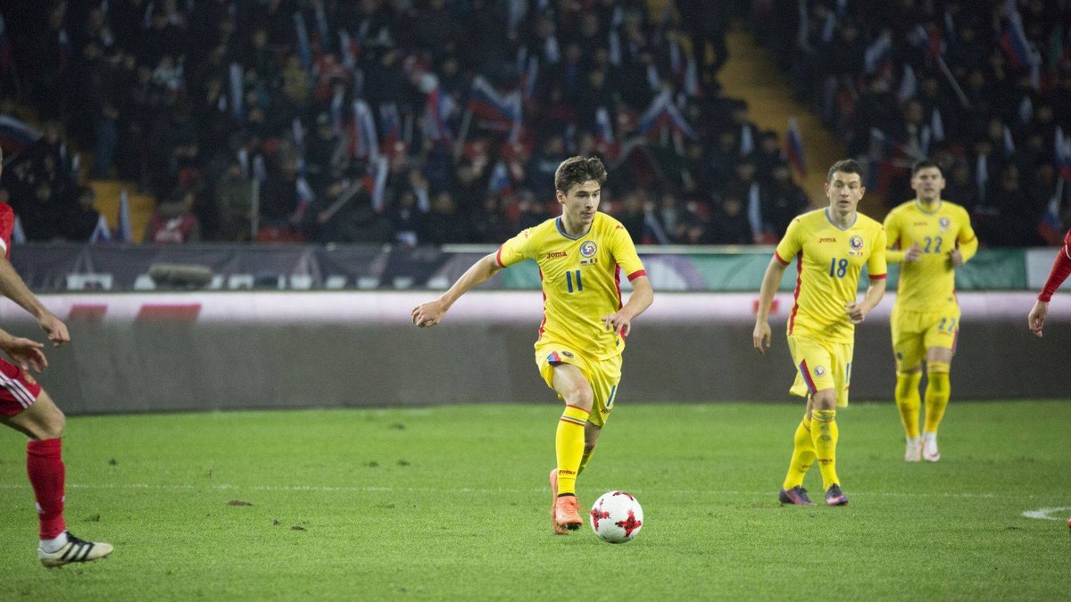 Dorin Rotariu a fost titular în premieră la naționala României în amicalul cu Rusia FOTO: FRF