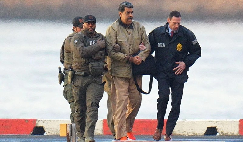 Nicolas Maduro și soția sa au fost capturați în urma unei operațiuni militare de amploare a Statelor Unite împotriva Venezuelei, pe 3 ianuarie 2026. Foto: Profimedia