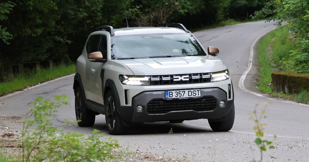 Dacia Duster este expusă la cea de-a 89-a ediție a Salonului Auto Internațional de la Geneva, pe 6 martie 2019, la Geneva, Elveția