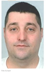Enis Kocan, în arhiva de imagini a Europol.