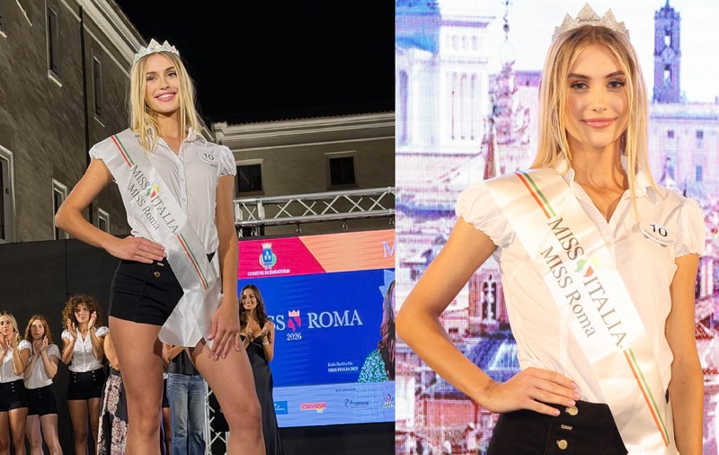 O româncă de 22 de ani este Miss Roma: „Inițial, nu am vrut să particip la concurs”