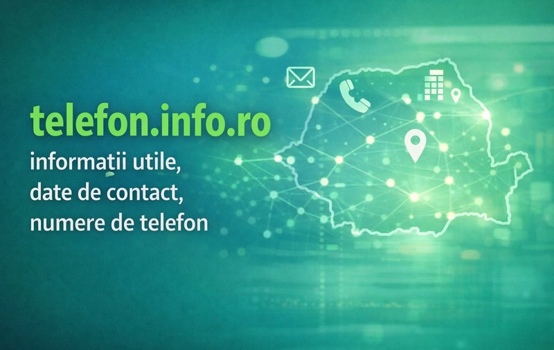 Telefon.info.ro – găsește rapid numere de telefon și date de contact ale firmelor și instituțiilor din România