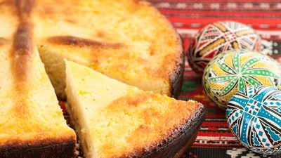 Pască cu brânză sărată