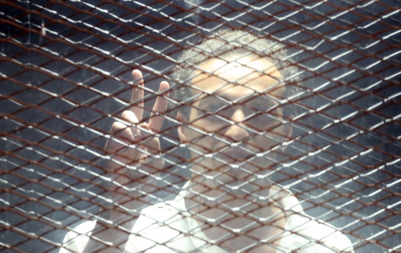 FOTO | Jurnalistul egiptean Mahmoud Abu Zeid a fost eliberat după cinci ani de închisoare. A fost arestat pentru că a relatat despre protestele sângeroase din Cairo