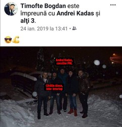 Andrei Kadas și Cătălin Alexa au fost „etichetați” pe Facebook în fotografie