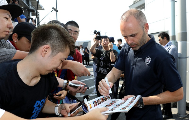 Andres Iniesta ar putea debuta dumincă la Vissel Kobe, în meciul cu Shonan Bellmare