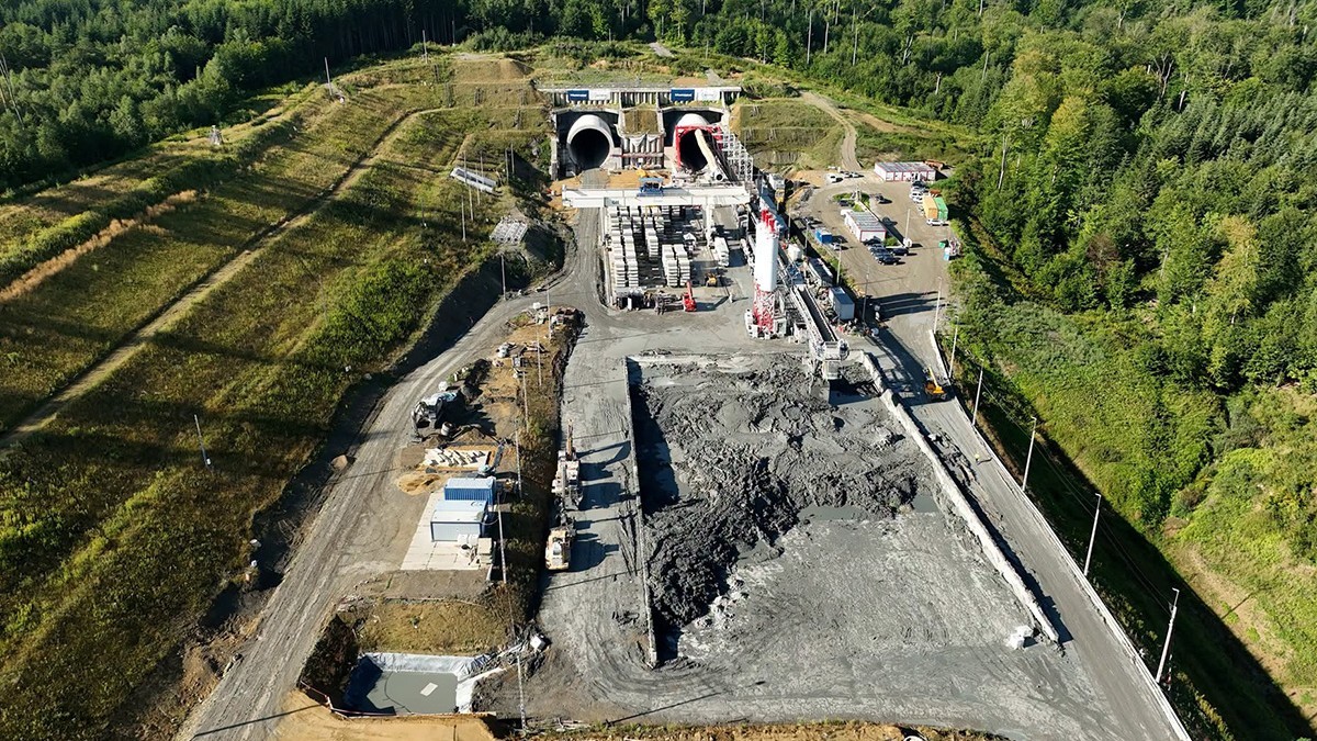 Construirea tunelului de pe traseul S19, între Rzeszów Południe și Babica