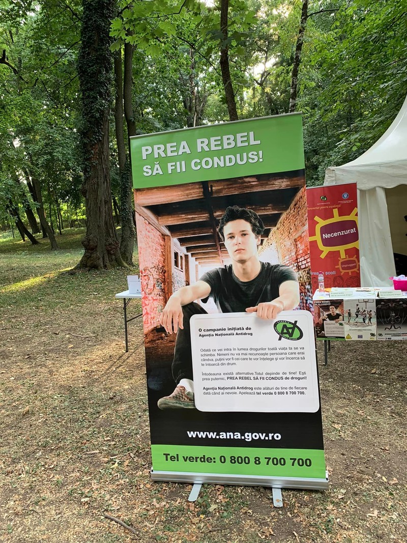 Banner al Agenţiei Naţionale Antidrog (ANA) | Foto: Facebook