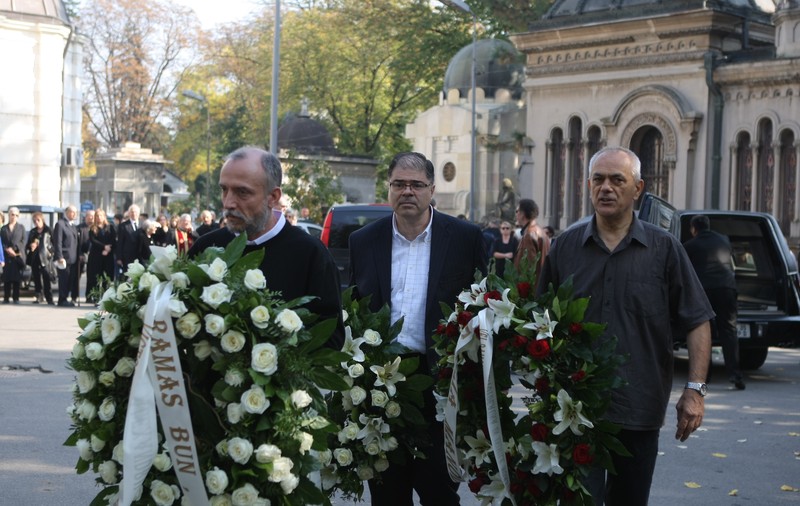VIDEO/Actrița Olga Tudorache, înmormântată la Cimitirul Bellu din Capitală