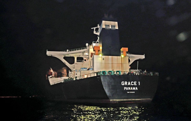 Petrolierul iranian sechestrat de britanici în luna iulie a părăsit Gibraltarul