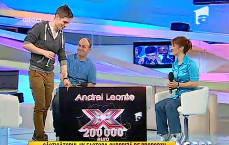 Andrei Leonte a intrat în posesia premiului de 200.000 de euro. Află ce va face cu banii