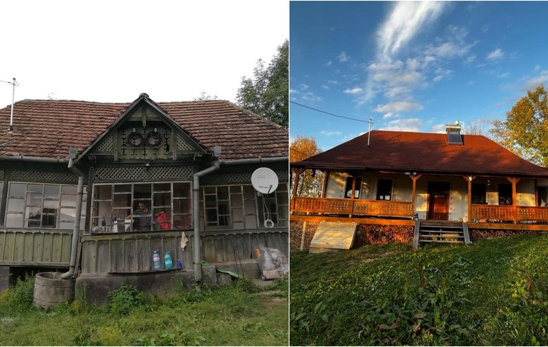 Cum a recondiționat un român o casă în paragină cumpărată „mai mult pentru pământ și locație”. „Aveți mâini de aur”