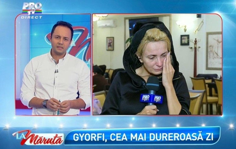Daniela Gyorfi şi-a îngropat azi părintele: "Mama nu a plecat până când nu am venit să o pup şi să-i spun că o iubesc"