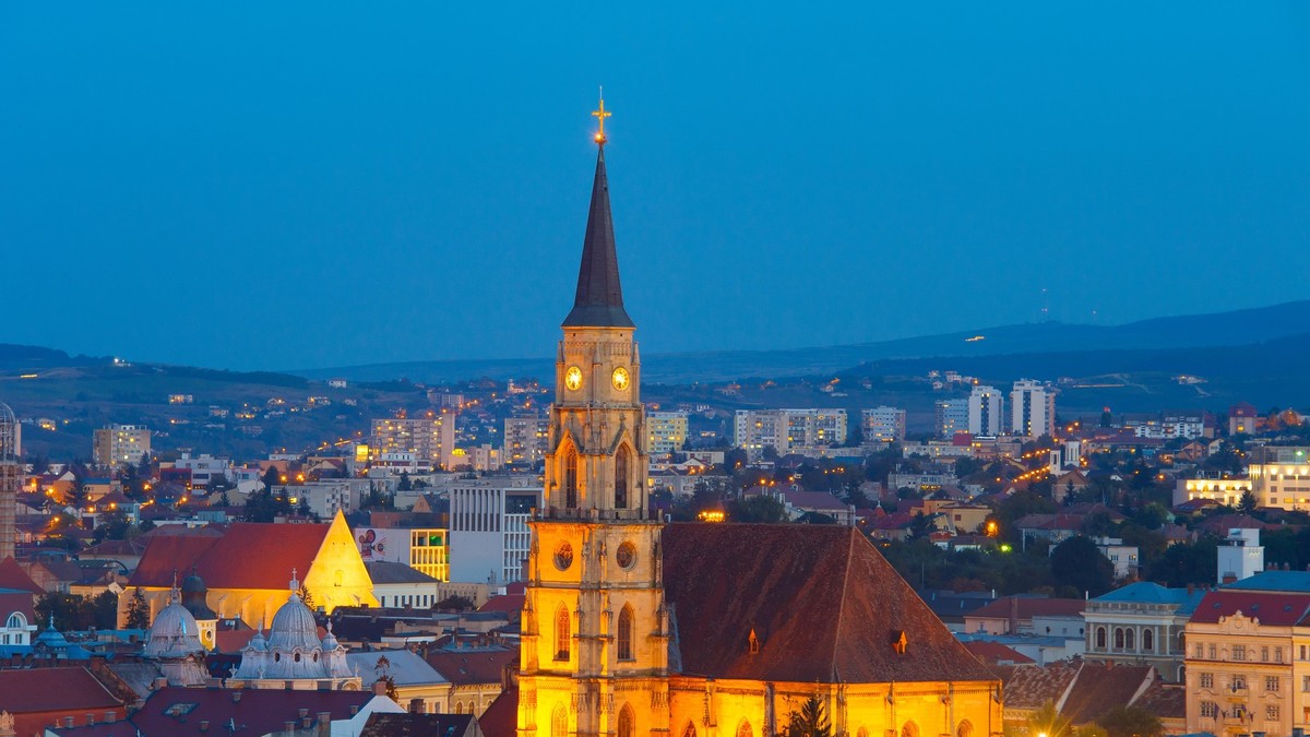 Imagine din Cluj-Napoca, catedrala Sfântul Mihail.
