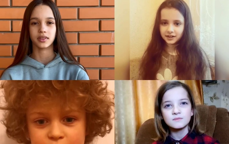„Vrem să trăim în pace! Nu vrem să ne fie frică. Vă rugăm să opriți războiul!”. Mesajele emoționante ale copiilor ucraineni