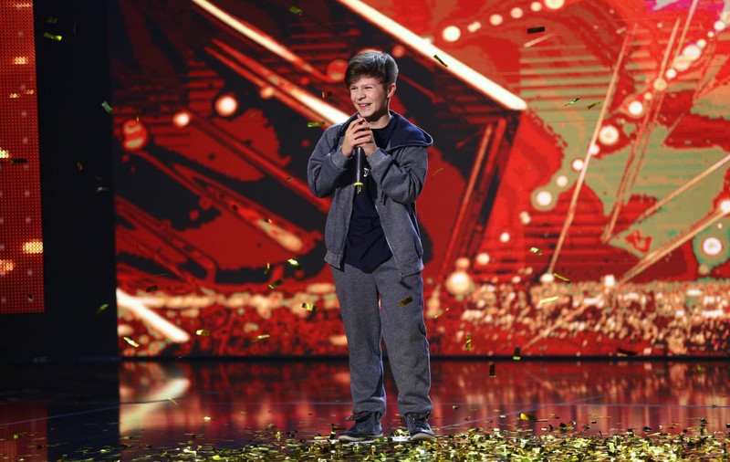 Beniamin Dumbrăvan a primit Golden Buzz de la Florin Călinescu. Moment extraordinar de beatbox, la doar 14 ani!
