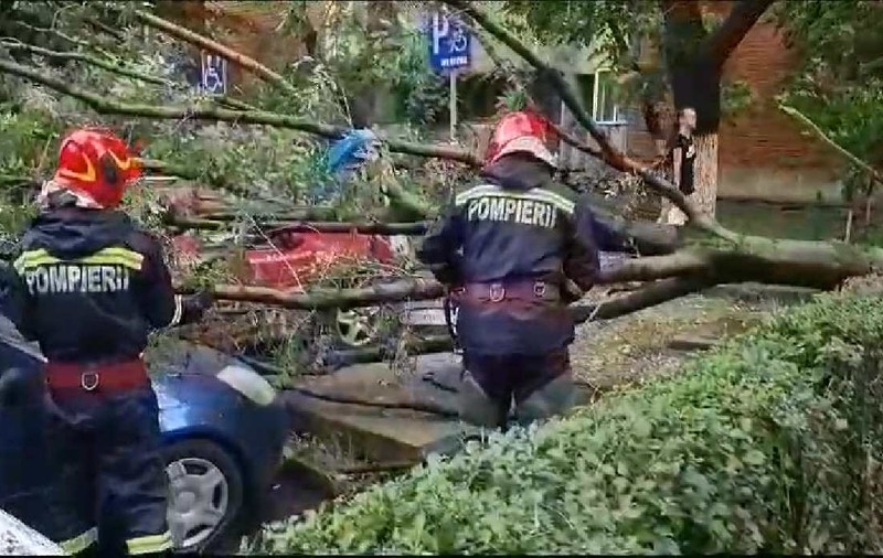 Doar 13 proprietari de mașini avariate de furtuni au primit bani de la Primăria Oradea, în ultimii trei ani: „Dacă o obligă instanţa”