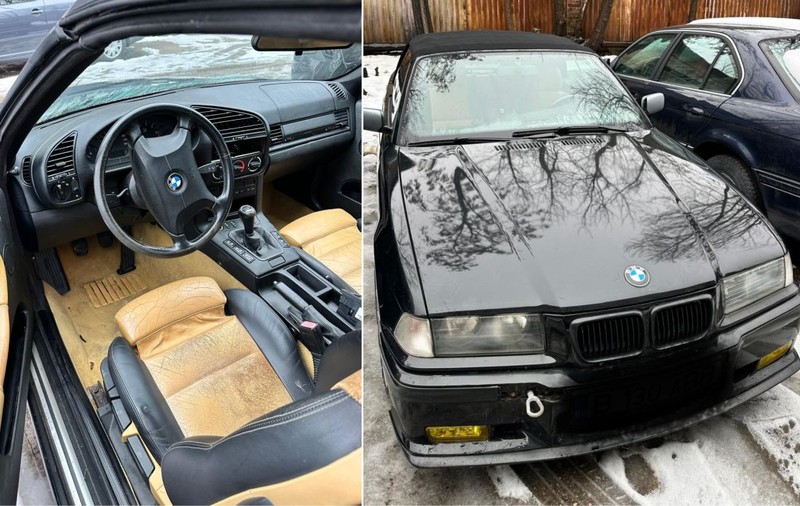 ANAF vinde la licitație un BMW decapotabil din 1997 cu 29.000 de euro, iar taxa de participare este de 15.282 de lei
