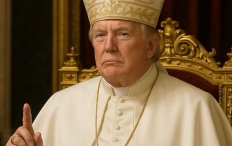 Donald Trump, următorul Papă? Imaginea care a stârnit un val de reacții pe internet