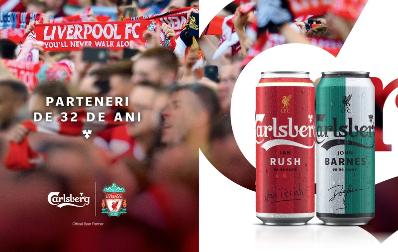 Carlsberg prelungește parteneriatul istoric cu FC Liverpool pentru încă 10 ani