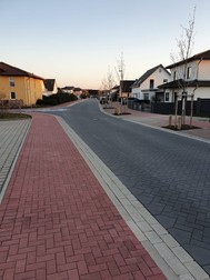 Așa arată străzile în Wolfsburg, ceea ce se vede din curtea lui Țîrban.