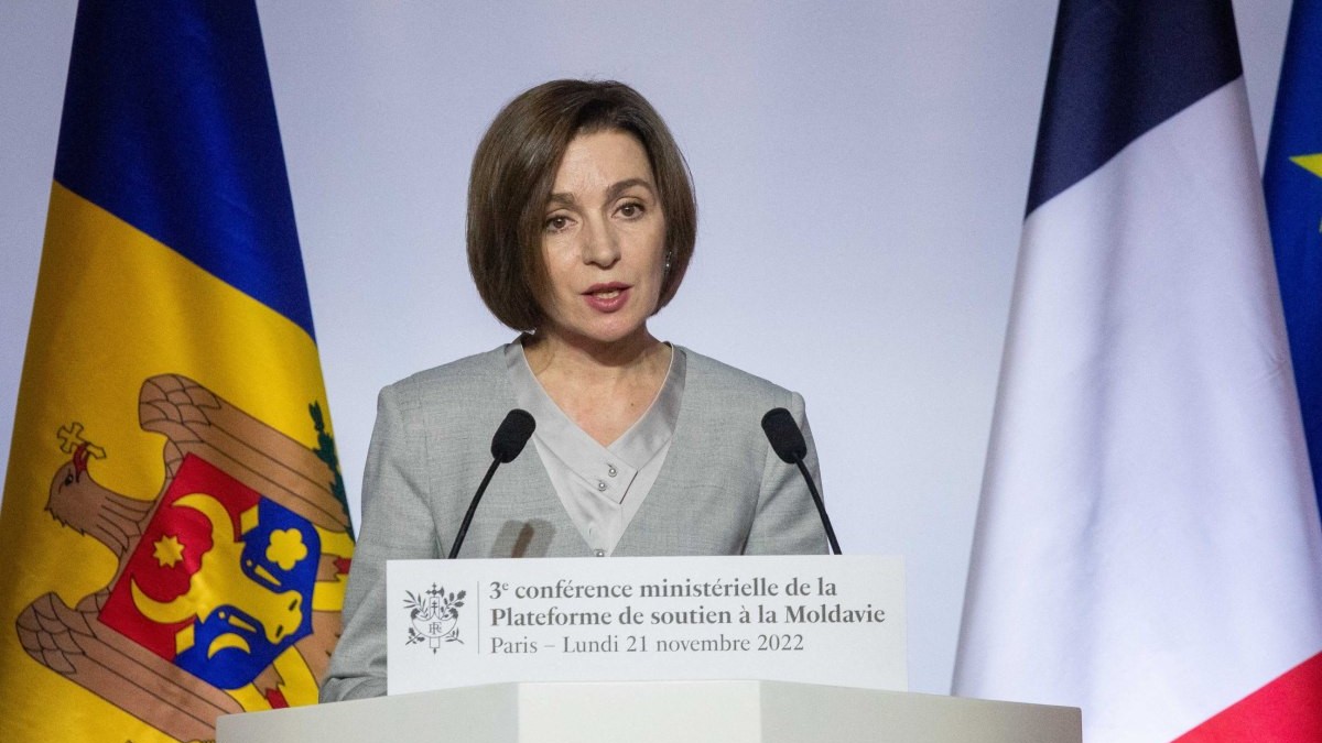Maia Sandu a afirmat pentru Politico că Republica Moldova discută la modul serios despre posibilitatea de a se alătura unei „alianţe mai mari”, fără însă a nominaliza NATO. Foto: Hepta