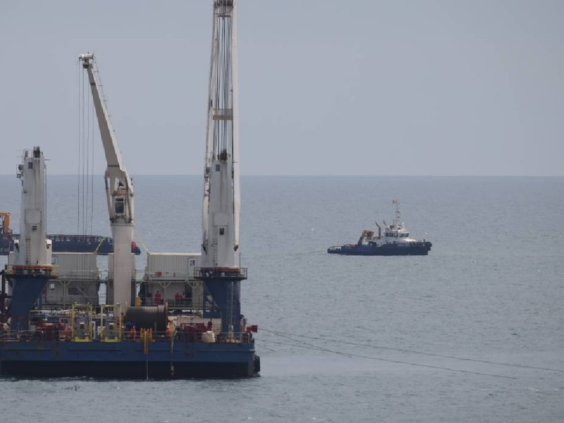 Șantierul pe uscat al proiectului Neptun Deep, în Tuzla, județul Constanța, 4 mai 2026