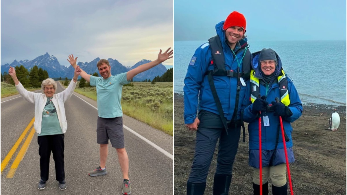 La 96 de ani, Joy Ryan continuă să inspire generații prin călătoriile sale alături de nepotul său, Brad. Sursă foto Instagram/grandmajoysroadtrip