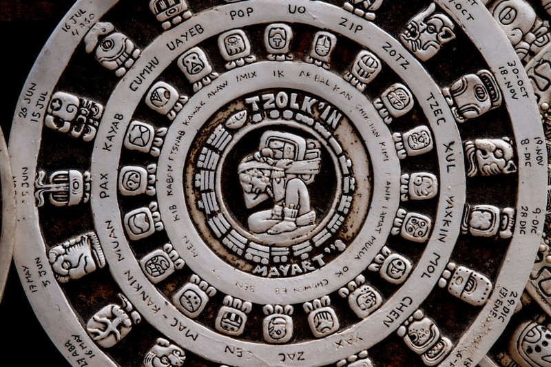 Vechi calendar mayas din piatră