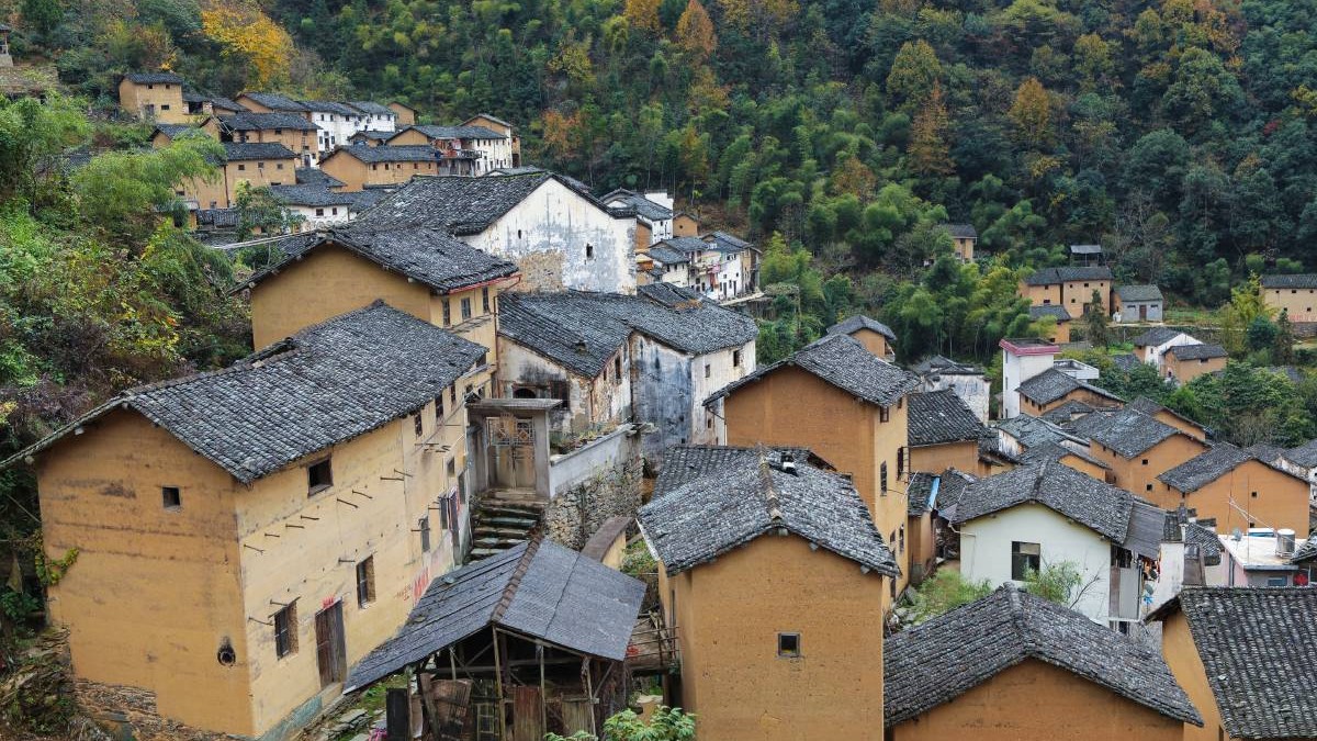 MAi multe case inconjurate de coapaci intr-un sat din China