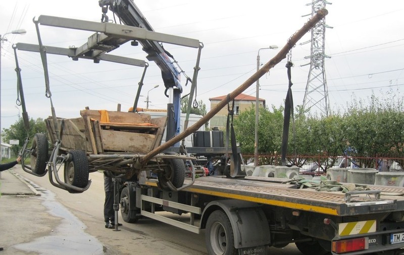Atenţie! La Timişoara se ridică şi căruţele care circulă neregulamentar | FOTO