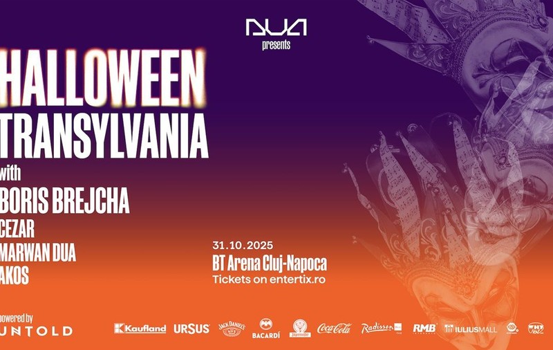 Cea mai tare petrecere de Halloween din Transilvania cu Boris Brejcha într-un show special by DUA &amp; UNTOLD