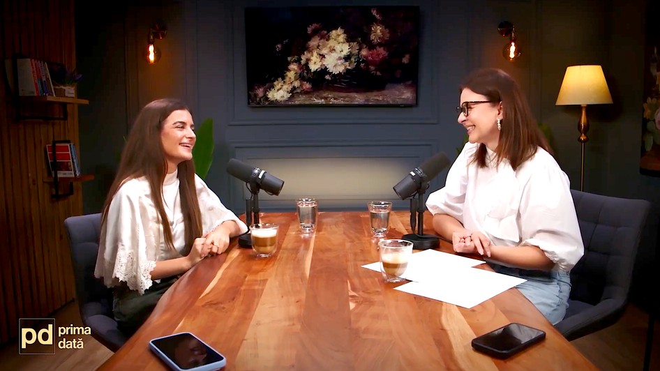 Ana Bodea, fostă balerină, în cadrul podcastului „Prima dată” cu Raluca Hagiu