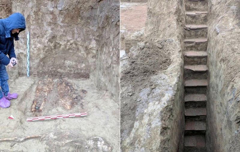 Necropolă romană cu 34 de morminte sub un spital din Constanța. Cercetător: „Am găsit schelete la nivelul pardoselii”