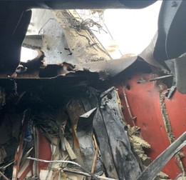 Distrugerile provocate petrolierului Mercer Street de drona iraniană, pe 30 iulie. Atacul a avut loc în largul coastelor Omanului | Foto: Profimedia