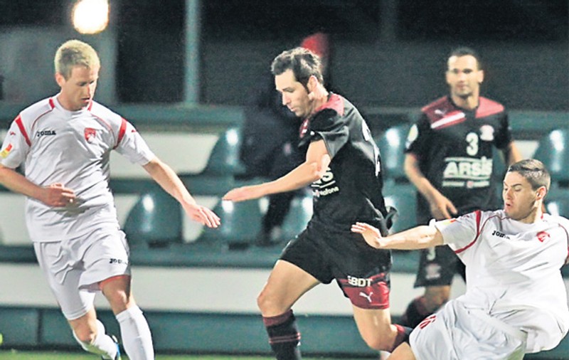 Adrian Grigore, un cvasidebutant, a salvat Rapidul în meciul cu Radnicki