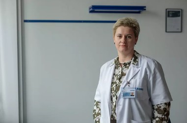 Nadia, 43 de ani, vine din Strîi, vestul Ucrainei. Foto: Vlad Chirea/Libertatea