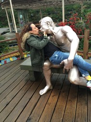 Andreea Chiţu a făcut o poză inedită în Coreea de Sud.