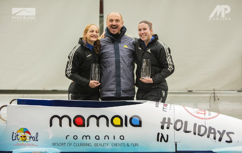 Maria Constantin și Andreea Grecu au câștigat Cupa Europei cu un bob vechi de 5 ani