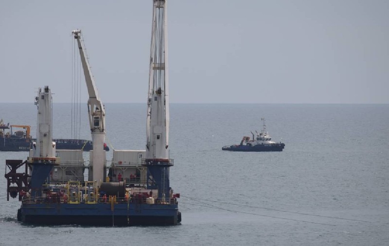 Șantierul pe uscat al proiectului Neptun Deep, în Tuzla, județul Constanța, 4 mai 2026