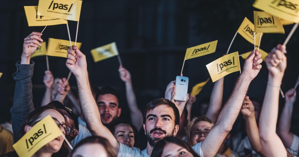 Simpatizanți ai Partidului Acțiune și Solidaritate Foto: Profimedia