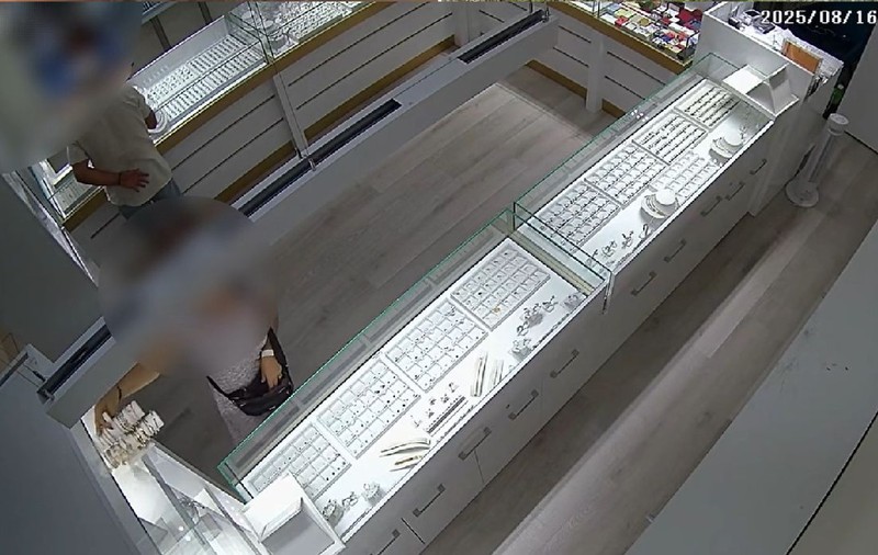 Un cuplu de români a fost arestat în Ungaria după un jaf filmat. Femeia, surprinsă cum îndeasă prada în poșetă