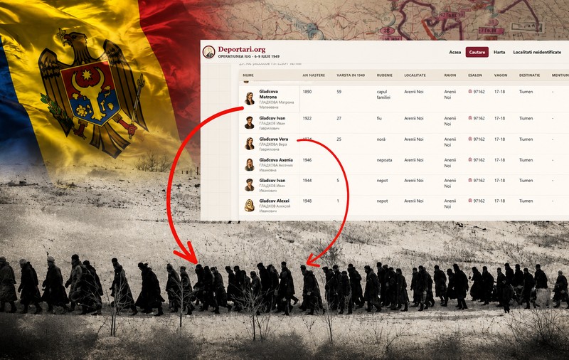 Un IT-ist moldovean a creat cu AI harta deportărilor staliniste din Basarabia. Mihai Focsa: „Mi-au scris mai mulți oameni că și-au găsit bunicii și rudele pe platformă”