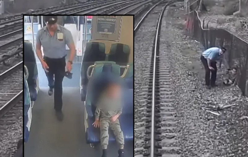 Mecanicii au oprit trenul ca să salveze un copil de 3 ani bolnav, care se pierduse de mama sa și ajunsese pe o cale ferată din SUA