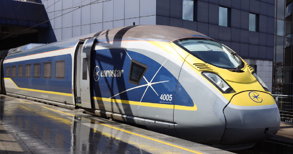 Tren Eurostar în Bruxelles