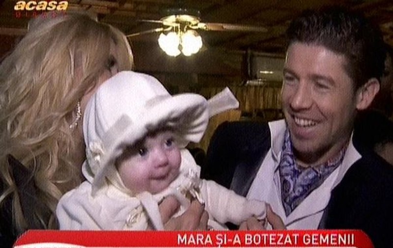 Bogdan Mara și-a botezat gemenii | FOTO