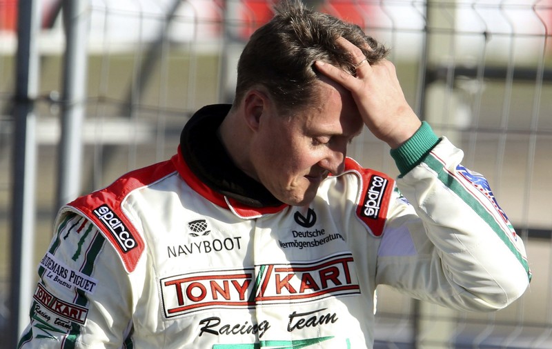 Michael Schumacher a ajuns numai piele și oase