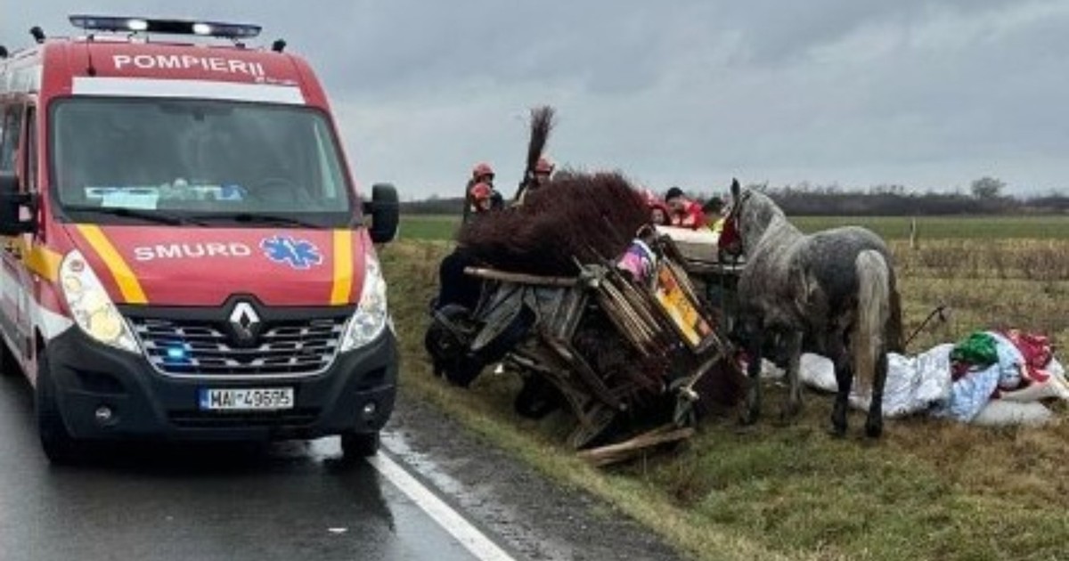 Accidentul, provocat de o clipă de neatenție. FOTO: Bihoreanul